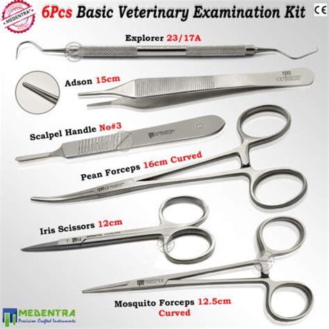 Veterinary Veterinarian Surgery Tools Kit Diagnostic Medical ...