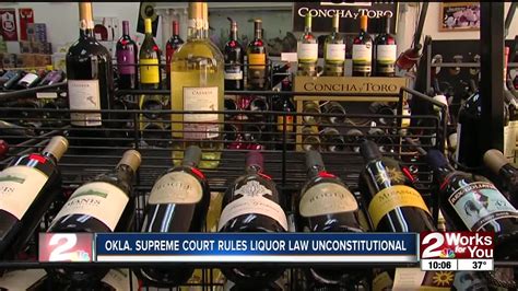 Oklahoma Supreme Court rules liquor law unconstitutional