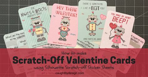 How to Make Scratch-off Valentine Cards - Caught by Design