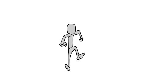 Stickman Running Animation