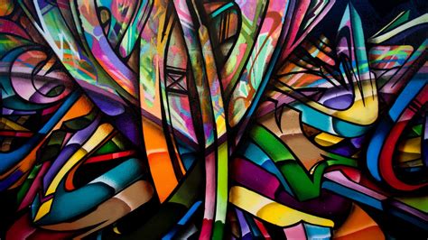 Graffiti art, abstract, colorful, graffiti, wall HD wallpaper | Wallpaper Flare