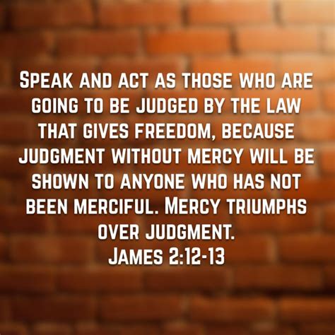 James 2:12-13, New International Version (NIV) | Nehemiah, New international version, Judge