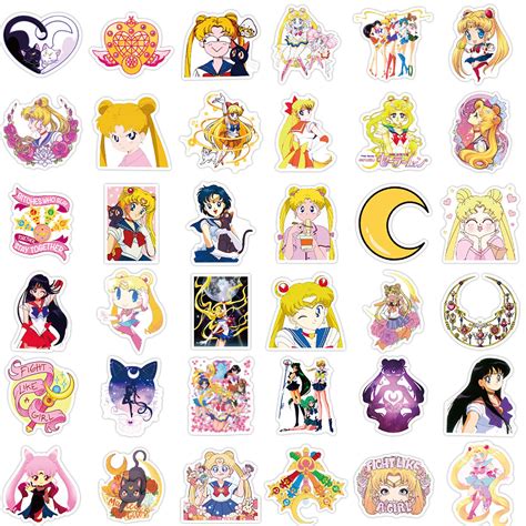 Printable Sailor Moon Stickers