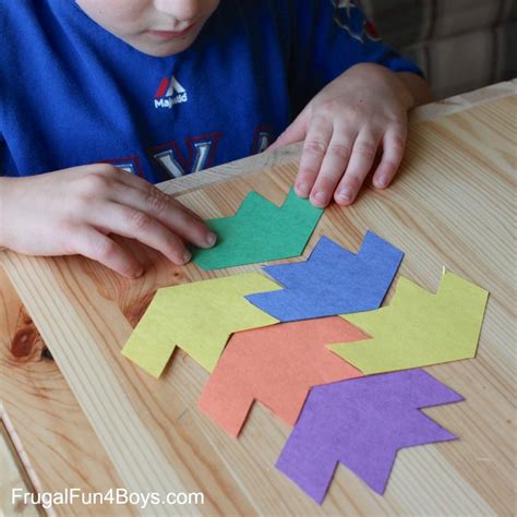 Print and Color Tessellation Puzzles for Kids - Frugal Fun For Boys and Girls | Art for kids ...