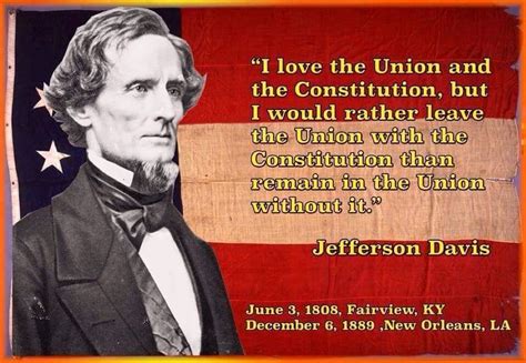 Famous Jefferson Davis Quotes