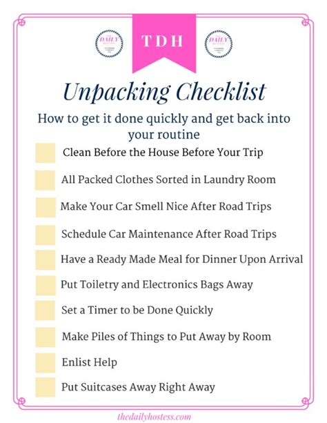 10 Tips to Quickly Unpack From a Trip - The Daily Hostess