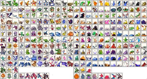 Gen II G/S/C Style Hoenn Pokemon Sprites | Pokemon sprites, Pokemon, Sprite