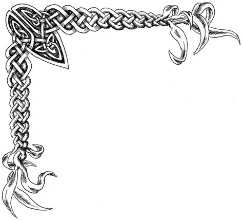 Celtic Page Border Clipart - Free to Use Clip Art