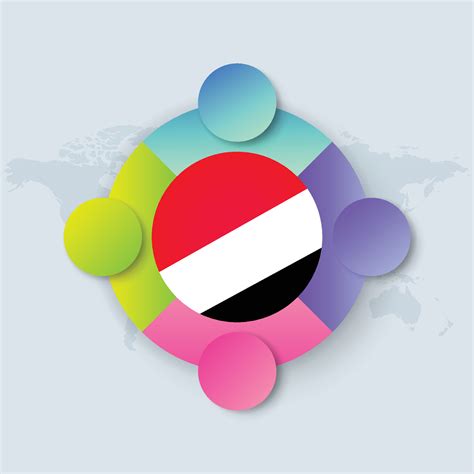 Sealand Flag with Infographic Design isolated on World map 4154843 ...