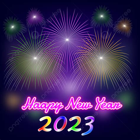 Happy New Year 2023 Background, Fireworks, Spark, Happy New Year Background Image And Wallpaper ...
