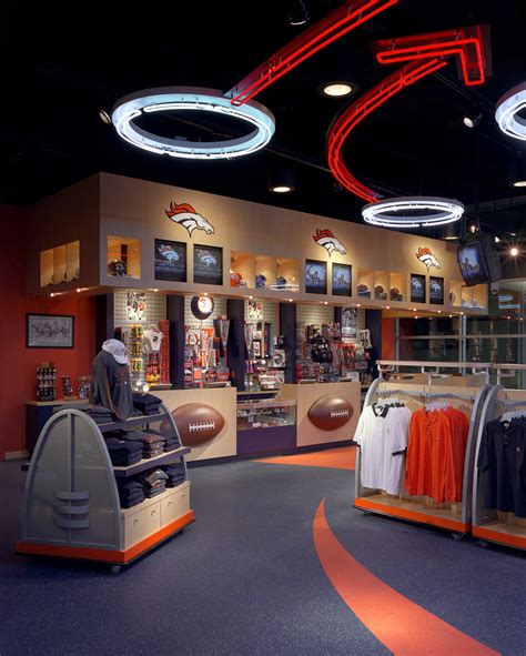 Denver Broncos Stadium Team Store by HNTB photographed by BRad Feinknopf based in Columbus, Ohio