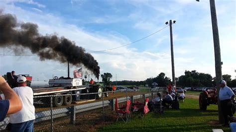 Oliver 2255 w/ 3208 CAT - Tractor Pull @ Salem County Fair 8/9/13 - YouTube