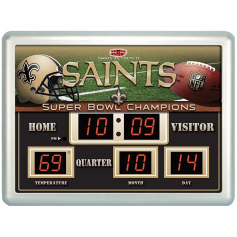 Team Sports America™ NFL® Team Scoreboard - 205448, Sports Fan Gifts at ...