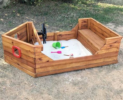 tugboat1 | Sand pit, Gardening for kids, Diy playground