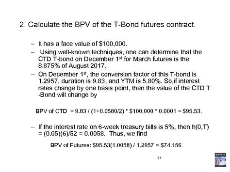 Chapter 9 T-Bond and T-Note Futures Futures