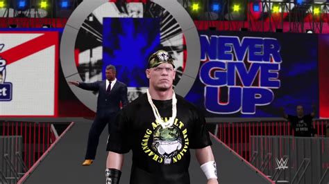 WWE 2k17 John Cena Heel Entrance - YouTube