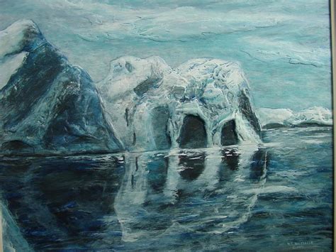 Iceberg Ilusissat Greenland Painting by Bill Whittaker | Fine Art America