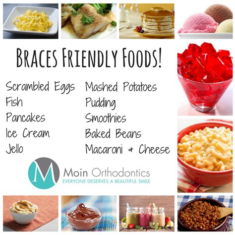 Soft Healthy Foods For Braces - Foods Details