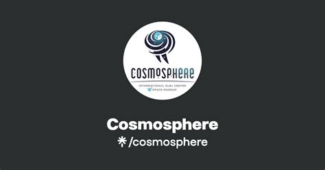 Cosmosphere | Instagram, Facebook | Linktree