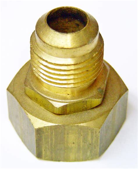 Brass Garden Hose Female Swivel x 1/2" SAE Flare Fitting