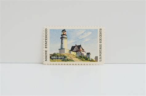 Vintage Unused Stamp Maine Statehood 6 Cents - Etsy