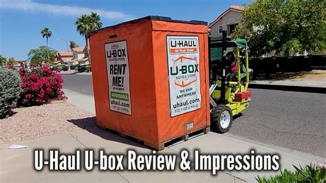 U-Haul U-Box Review, Experience and Impressions - YouTube