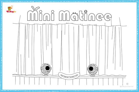 Colour your little ones' favourites from BabyTV's Mini Matinee! Little Ones, Coloring Pages ...