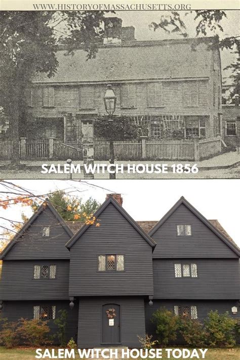 Salem Witch House 1856 #historyofmassachusettsblog #salemwitchhouse # ...