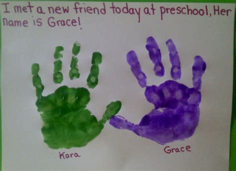 Friend Art Activities For Preschoolers - Amanda Gregory's Coloring Pages