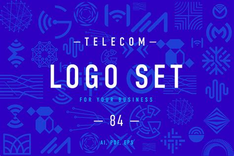 Telecom Logo set 1. ~ Logo Templates ~ Creative Market