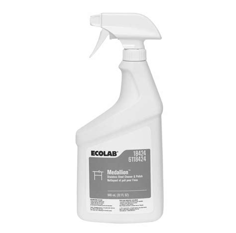 Ecolab Medallion Stainless Steel Cleaner & Polish - IA Cleaning Services