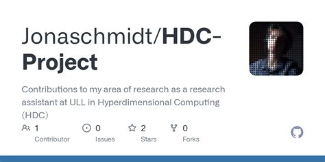 GitHub - Jonaschmidt/HDC-Project: Contributions to my area of research ...