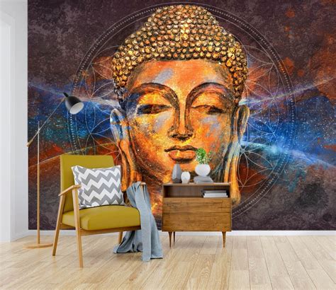 3D Buddha Statue G4960 Wallpaper Wall Murals Removable Self-adhesive Erin | eBay