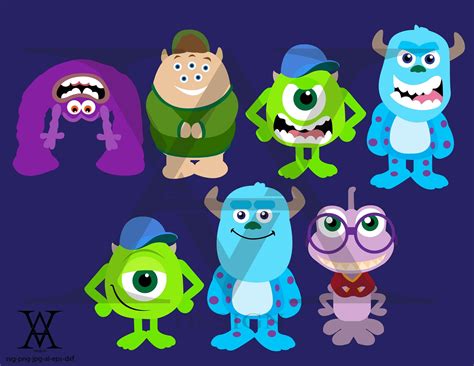 Monsters inc characters - hiplopez