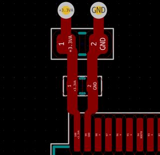 pcb design - Should I place vias for each parallel decoupling capacitor? - Electrical ...