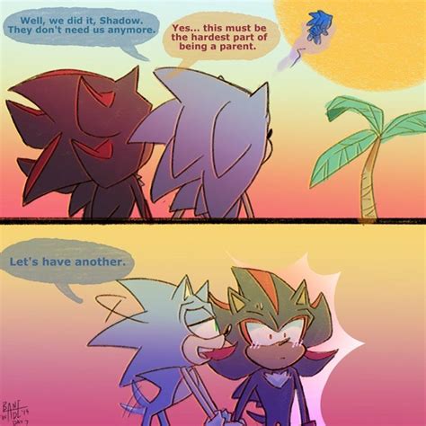 Pin by ☾ʟᴜɴᴀ☽ on Sonadow | Sonadow +18, Sonic and shadow, Sonic fan art