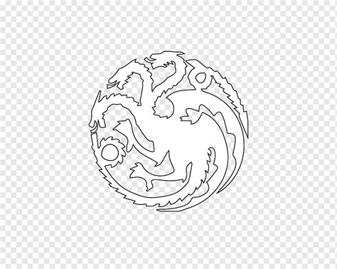 Targaryen Pumpkin Stencil