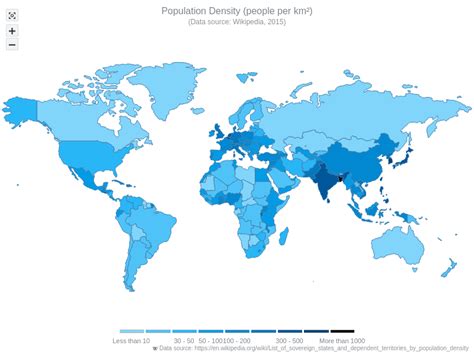 World Choropleth Map | Maps General Features (AR)