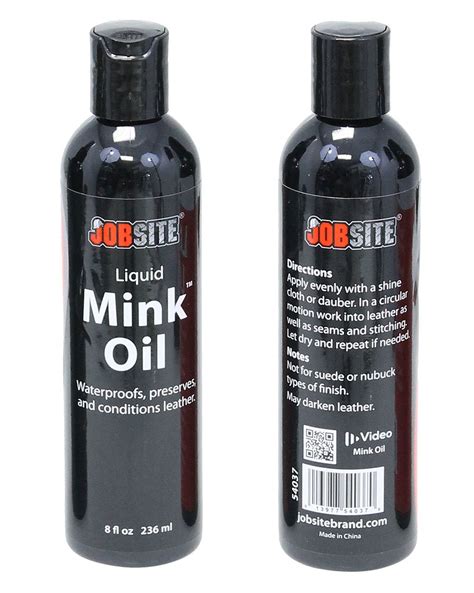 Mink Oil Liquid 8 Oz #A_MO54037 - Jamin Leather®