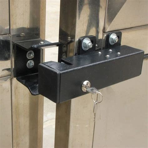 LPSECURITY 12V Electric Gate Latch Lock for Swing Gates Double or ...