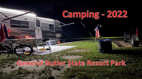 Camping at General Butler State Resort Park - Camping 2022 - YouTube