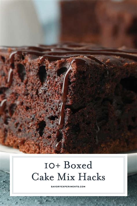 10+ EASY Cake Mix Hacks to Make Boxed Cake Mix Better!