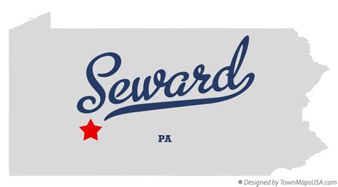 Map of Seward, PA, Pennsylvania