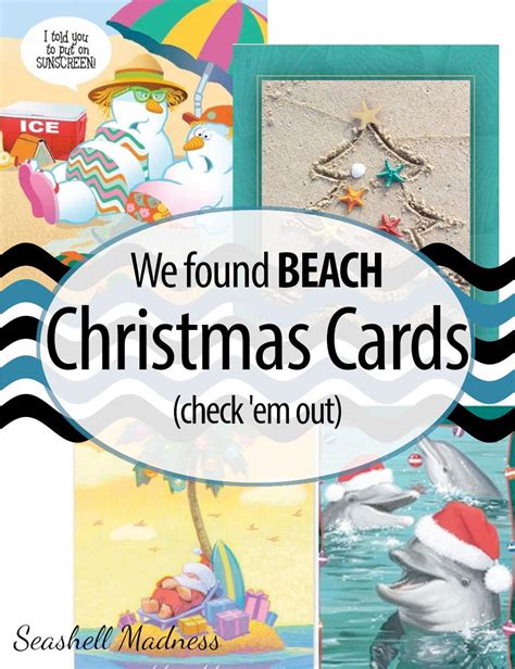 Beach Christmas Cards (already!) | Beach christmas card, Beach themed ...