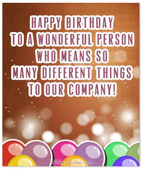 Amazing Birthday Wishes to Inspire your Employees