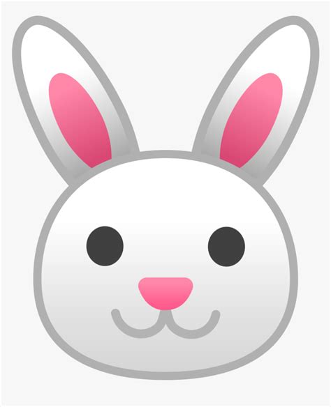 And Hares,head,nose,easter Art,domestic - Emoji Bunny, HD Png Download , Transparent Png Image ...