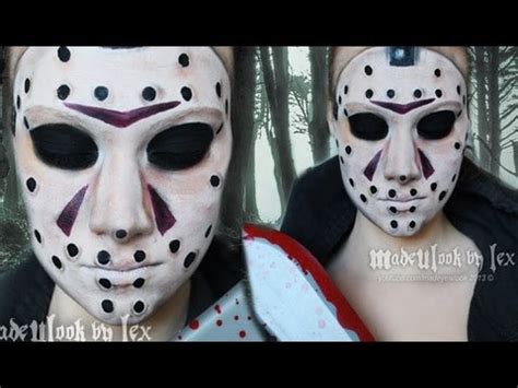 Jason Voorhees Makeup Tutorial (MadeULook by Lex) - YouTube