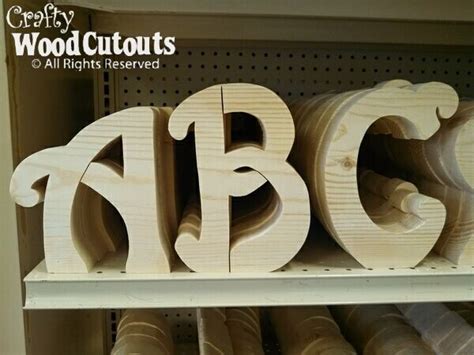 Letters – Curly Capital | Crafty Wood Cutouts | Painted wood crafts ...