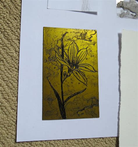 My Printmaking Journey: back in the studio - solar plate ...