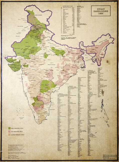 File:Map of Indian Handlooms, 1985, Crafts Museum, New Delhi, India.jpg - Wikimedia Commons